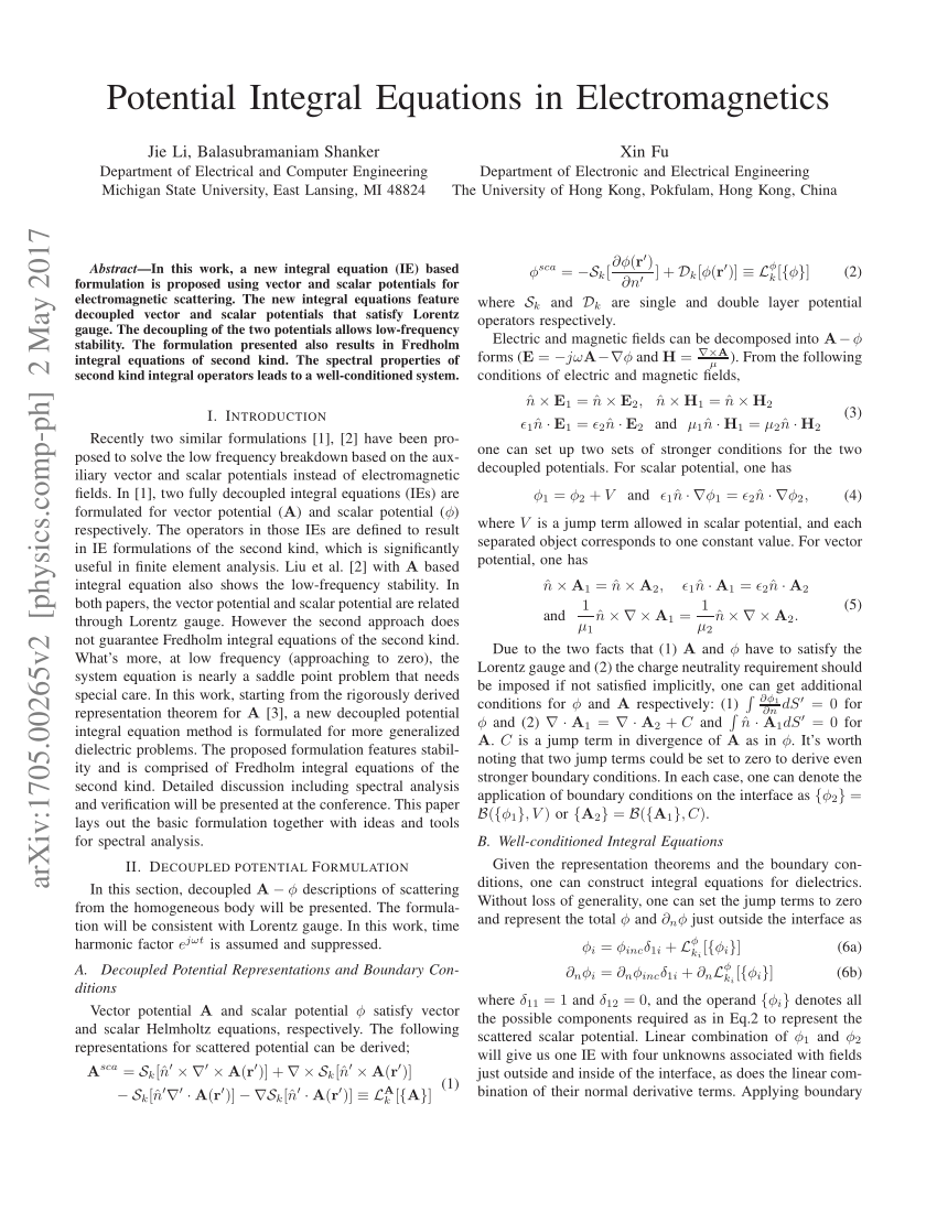 integral equations pdf
